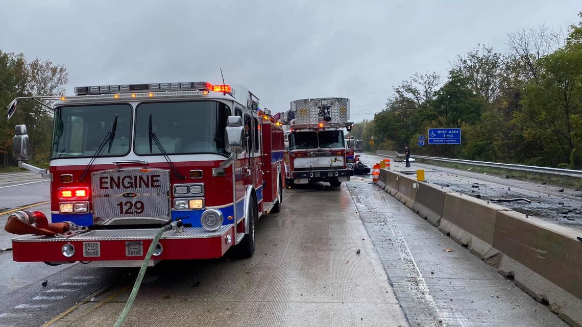 Deadly Semi Crash Closes I 70 Near Plainfield 