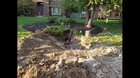 MetroNet contractors hit gas lines in Zionsville neighborhood | wthr.com