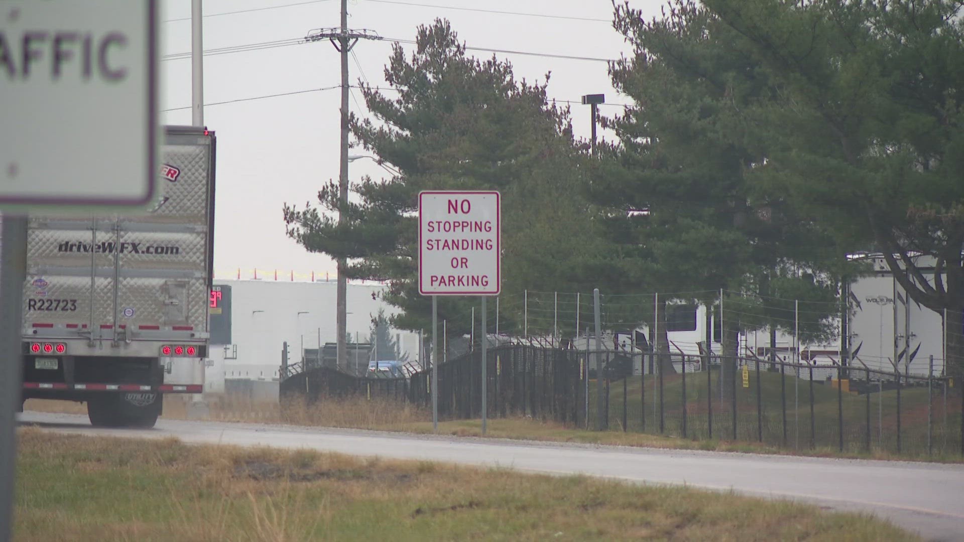 For the past two months near I-65, Greenwood police have had a nightly routine, knocking on truck cabs and warning semi drivers who are parked illegally to move.