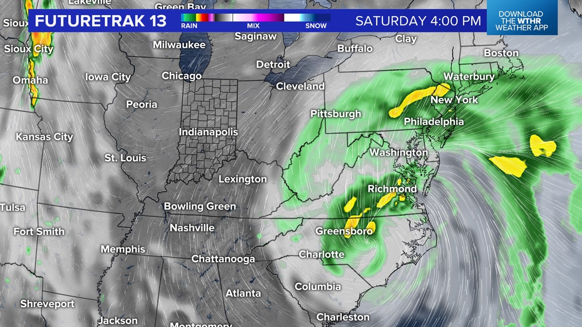 Tropical Storm Ophelia will likely impact Colts vs. Ravens on