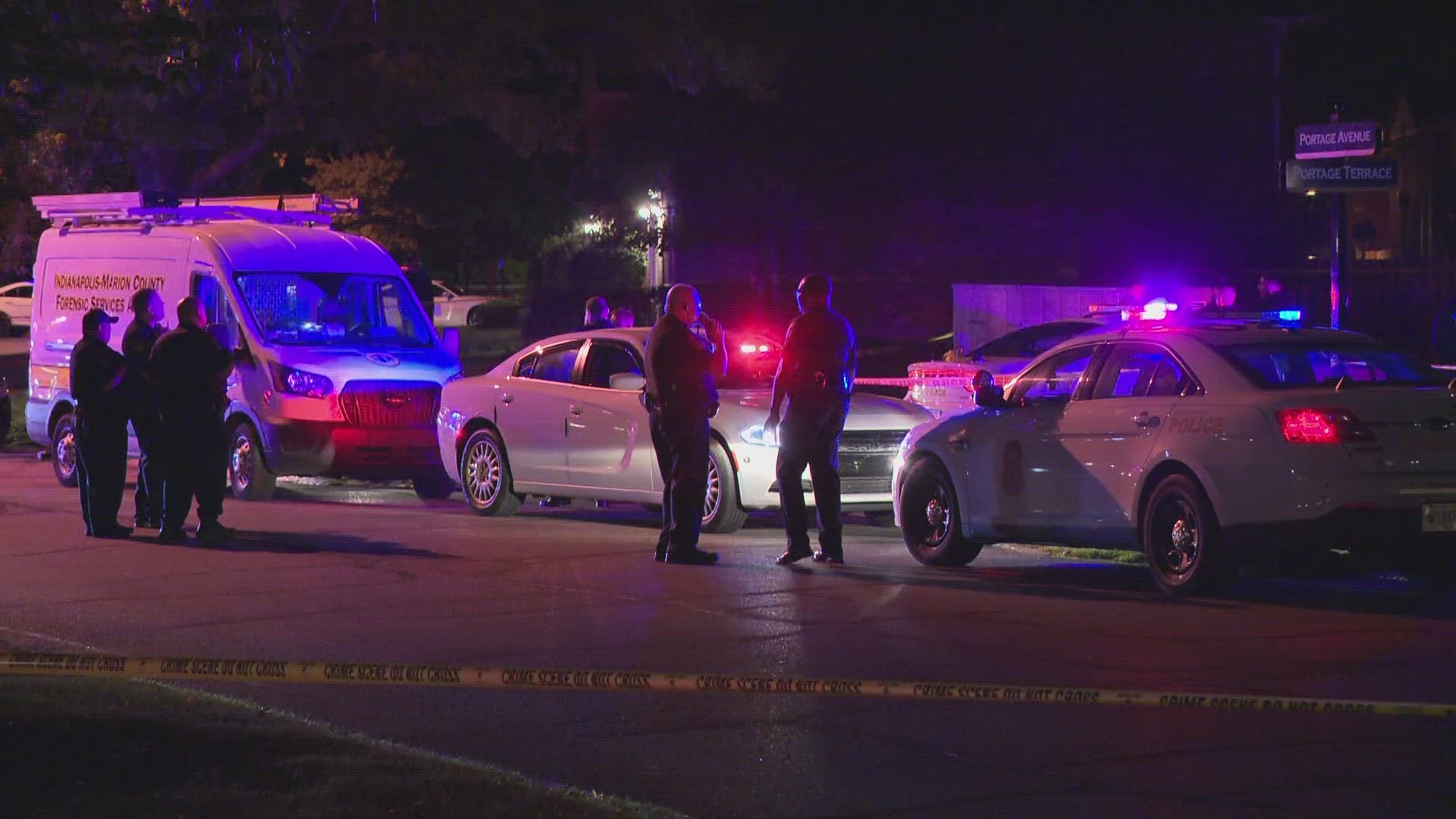 A man was shot and killed on Indianapolis's south east side this morning after police say he made threats to kill his ex-girlfriend and her children.