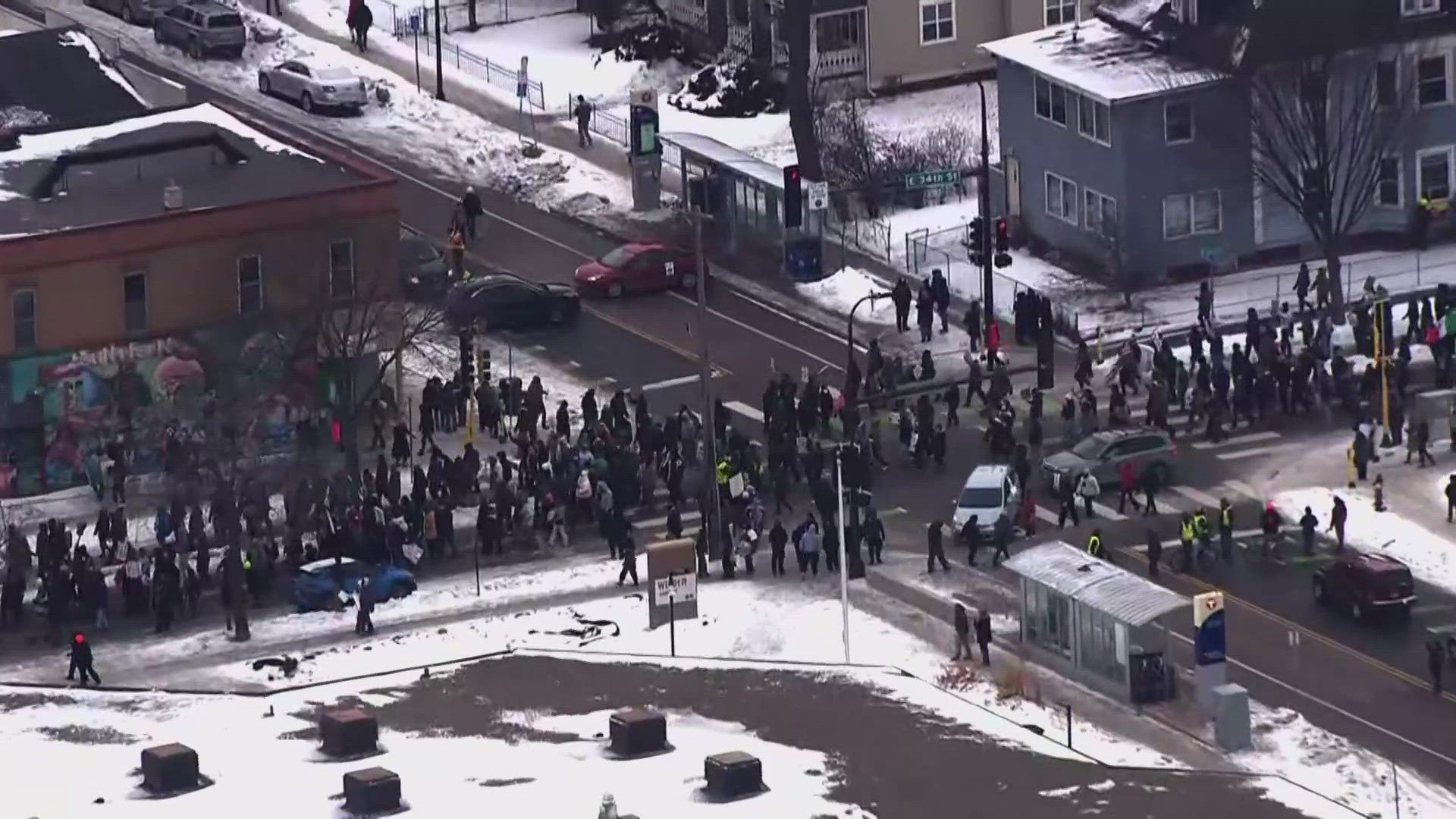 Thousands march through Minneapolis after deadly ICE agent shooting ...