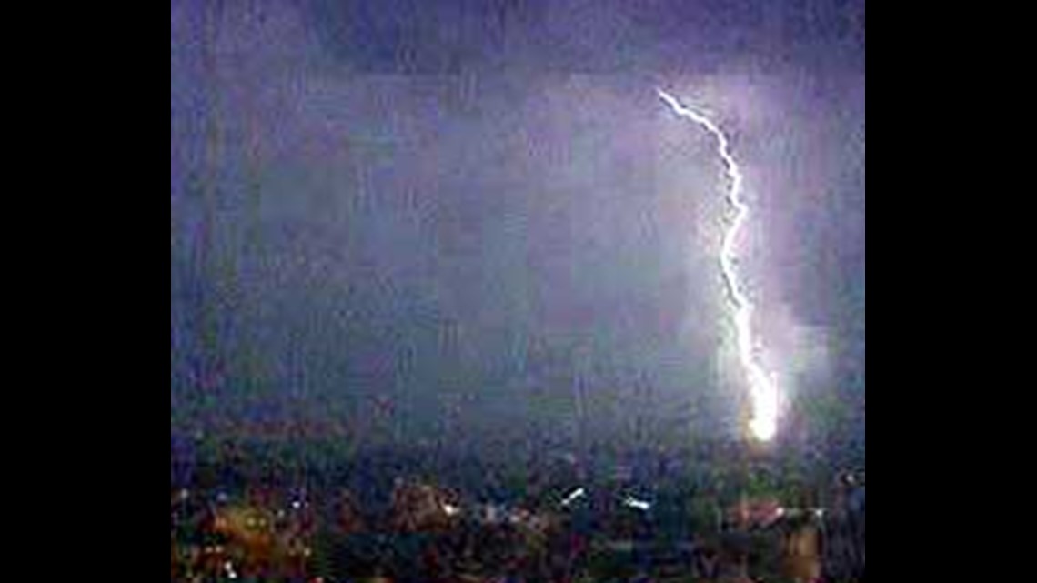 Lightning caused multiple fires