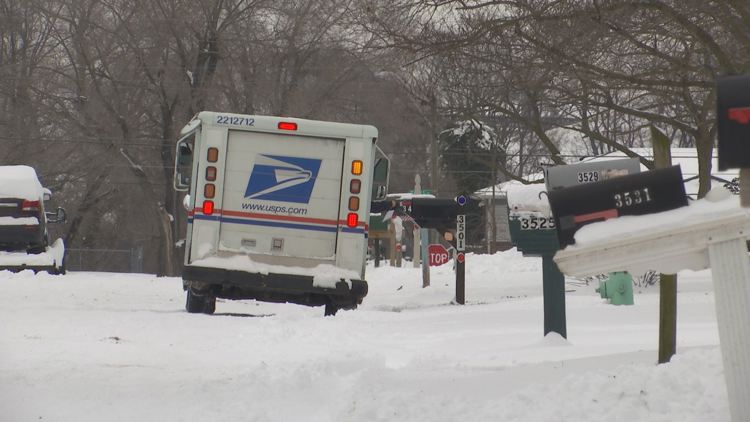 Snow-covered streets, sidewalks remain challenge for postal carriers