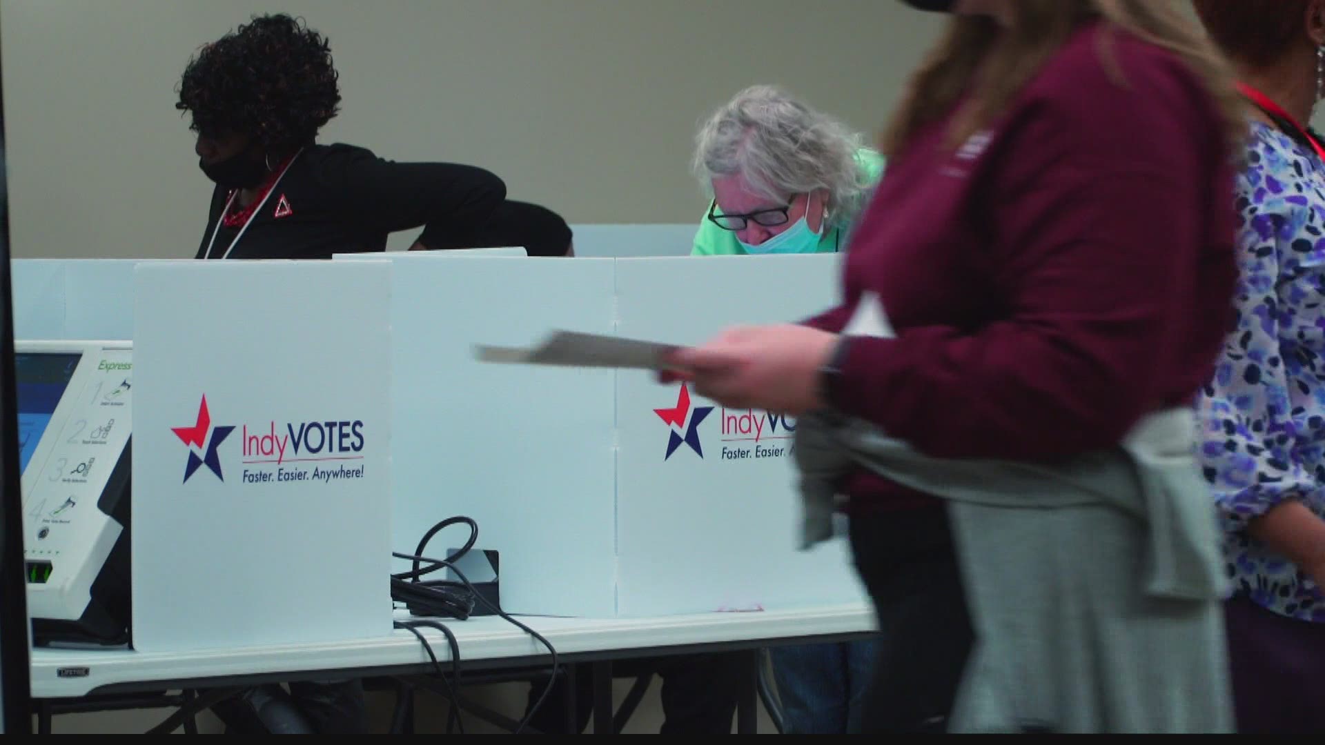 Can a Hoosier change an in-person early vote or absentee vote before Election Day?