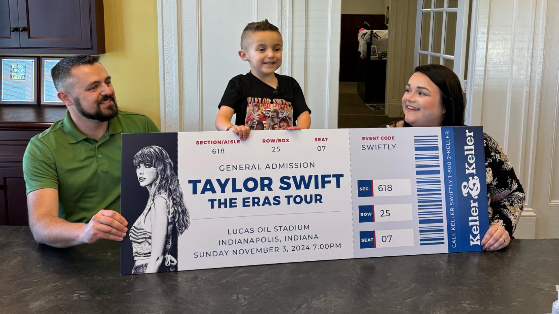 Josiah Medler is a very big Taylor Swift fan and he is going to have the chance of a lifetime to go to the Era's Tour in Indy in just over a week.