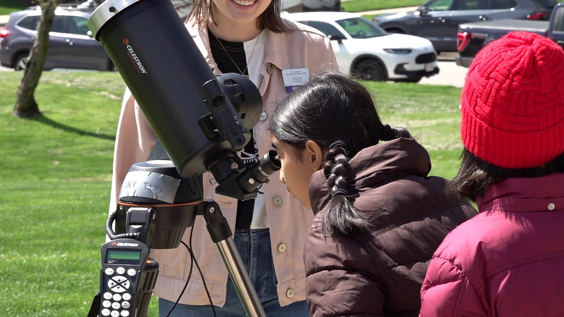 13News reporter Anna Chalker talks with members of Butler University's astronomy team and what the university has planned for Monday's total solar eclipse.