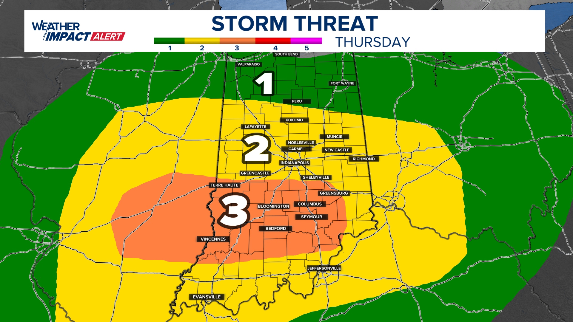 Tornado Watch expanded, storms increasing | Weather Impact Alert | wthr.com