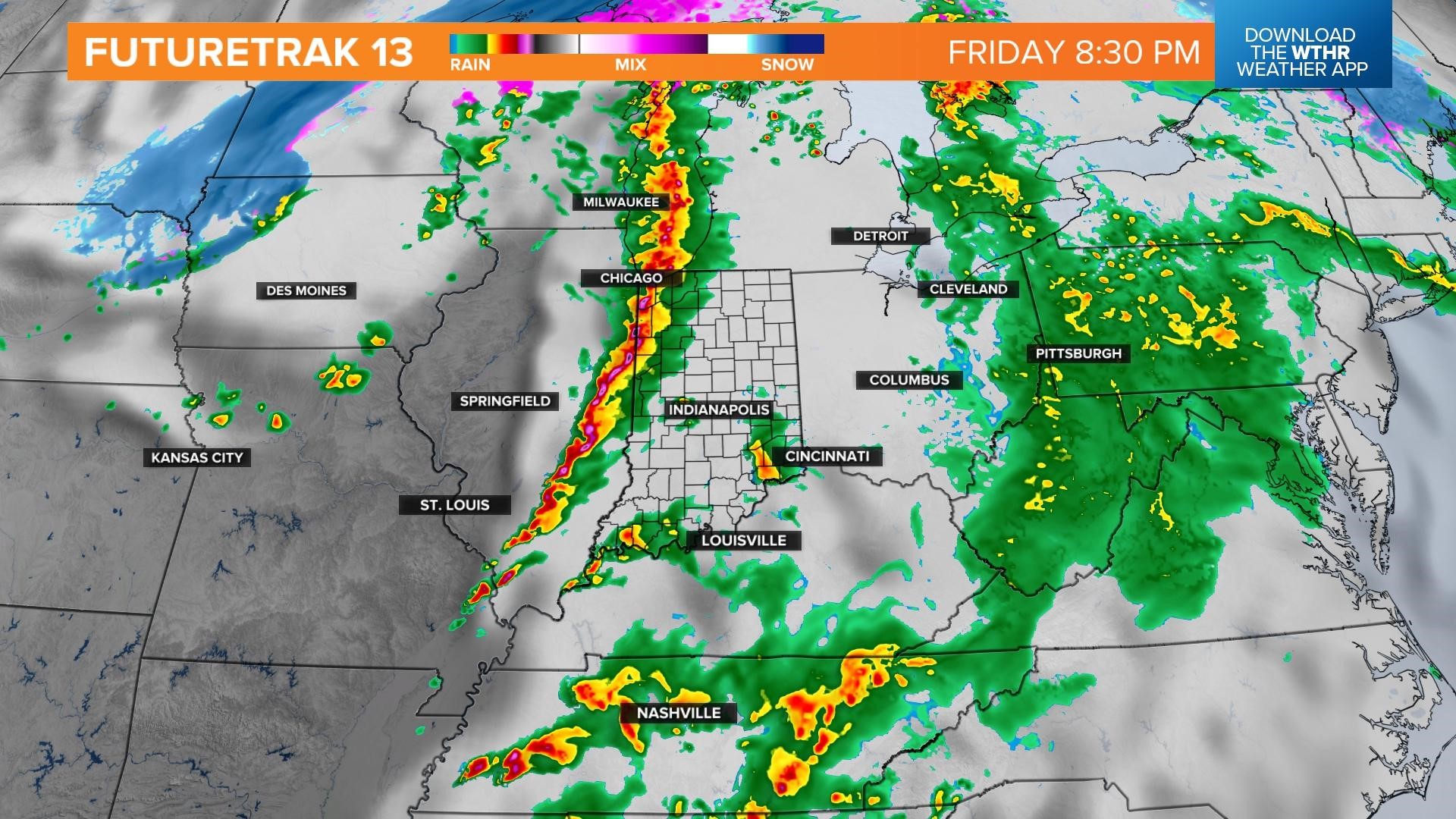 Strong To Severe Storms Possible Friday In Central Indiana | Wthr.com