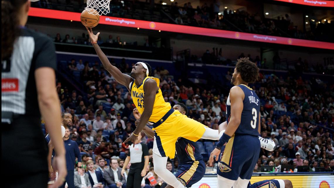 Siakam's 22 points not enough as Pacers fall to Pelicans 128-109 for 4th straight loss