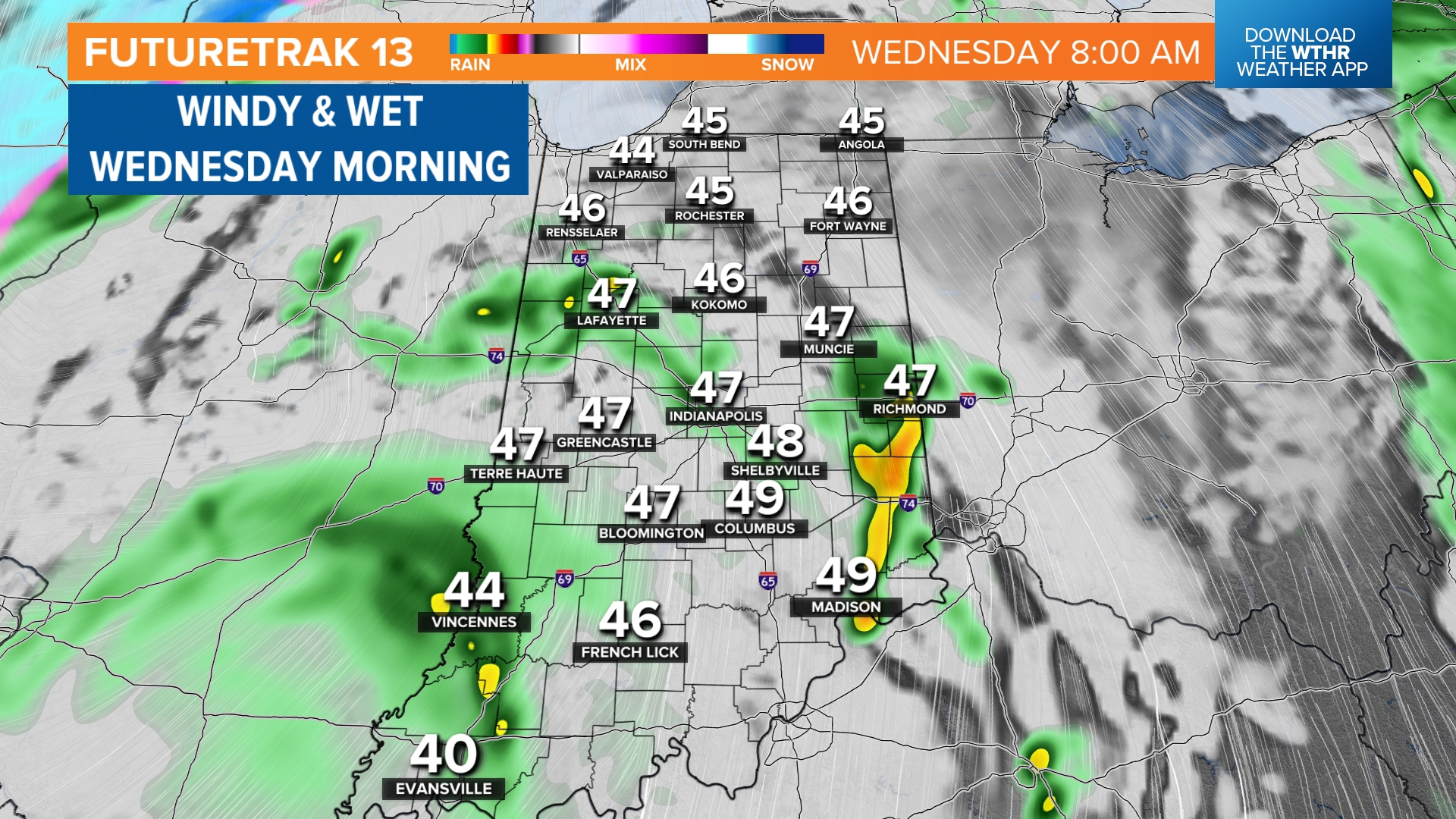 Heavy rain turns to snow soon | Live Doppler 13 Weather Blog | wthr.com