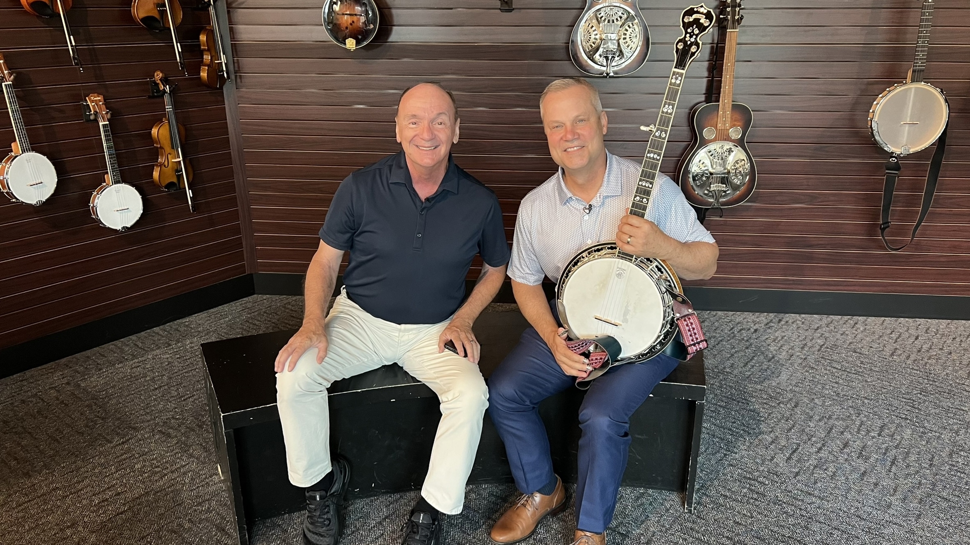 There are places where you can sit down and pick a guitar or banjo to get into the feeling of the place.