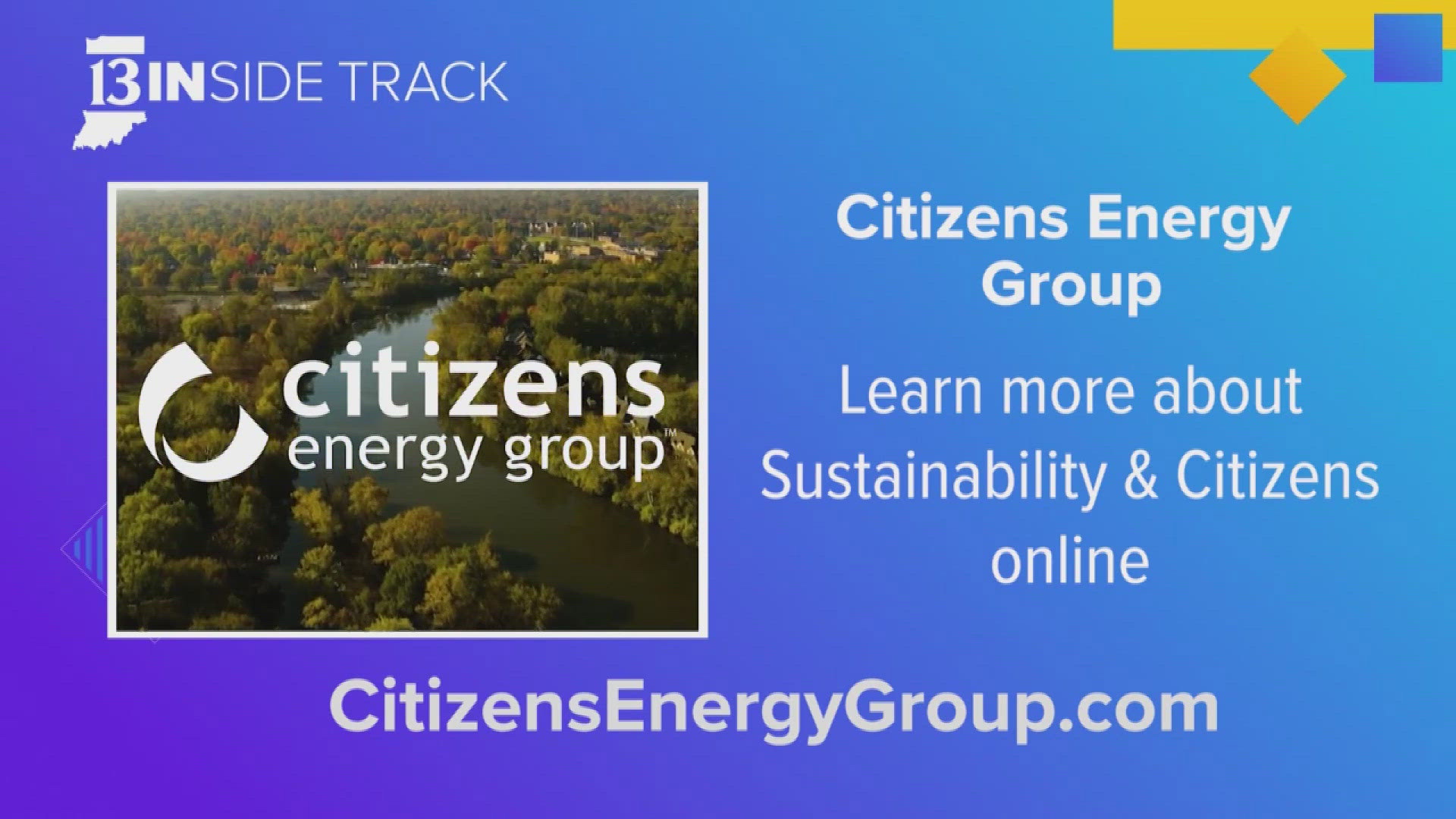 Citizens Energy is committed to sustainability through long-term business success and community support.