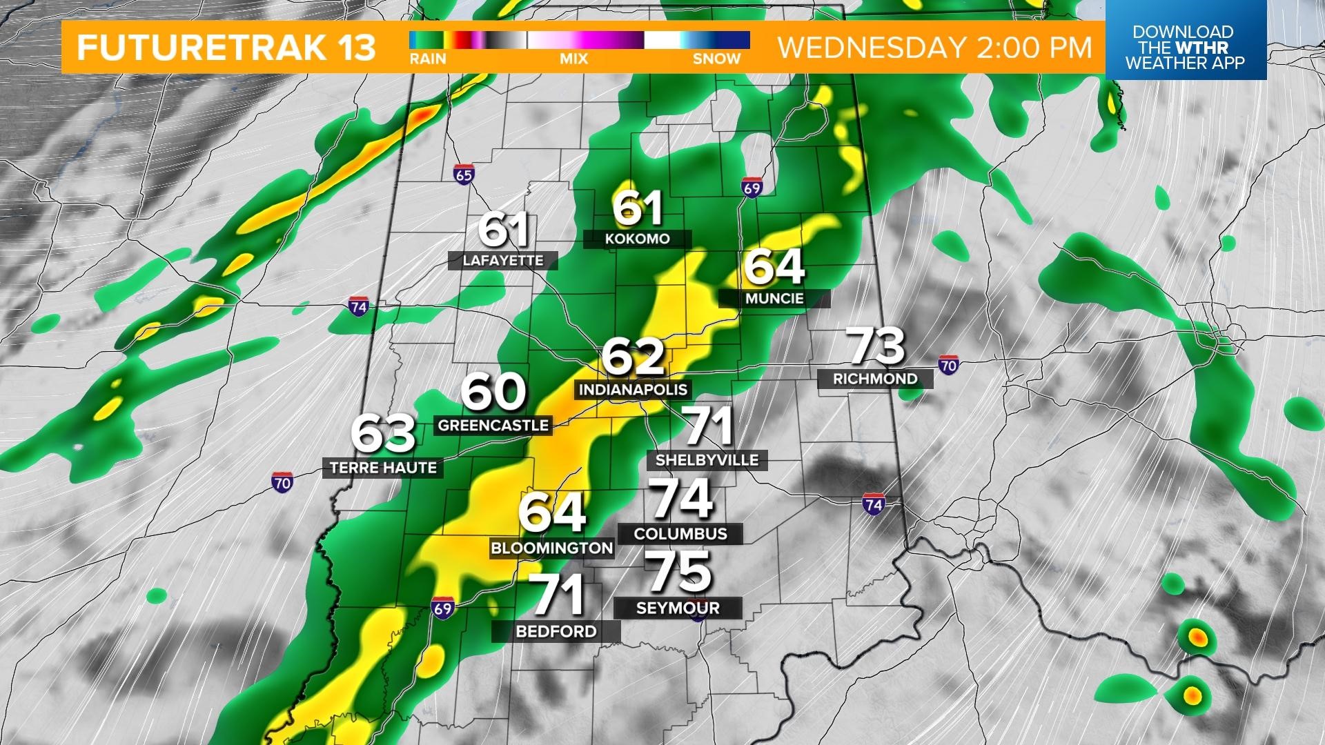 Weather Blog: Rain timeline for next 48 hours | wthr.com