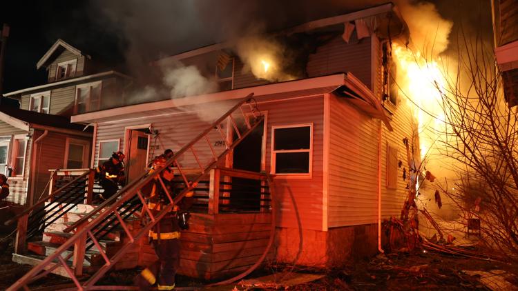 IFD investigating heavy fire at vacant house on Indy’s near east side