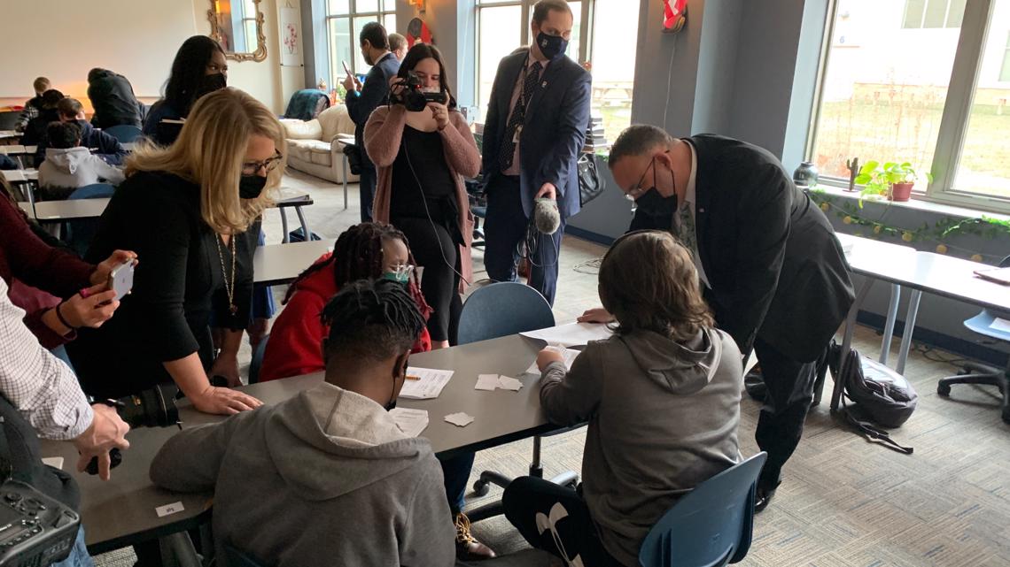 Education secretary visits student-athletes at Decatur Central - Vimarsana News
