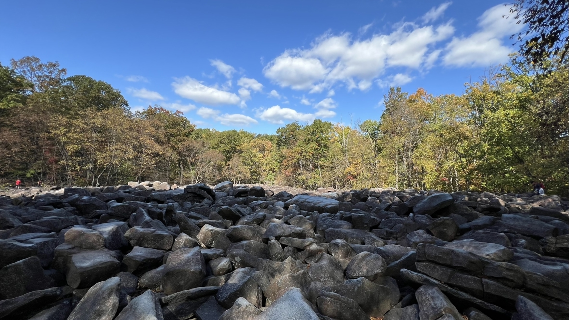 Nottingham Pa Rocks Chuck's Big Adventure in Pennsylvania: Ringing Rocks Park | wthr.com