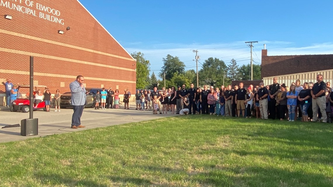 Elwood community remembers Ofc. Noah Shahnavaz - Vimarsana News