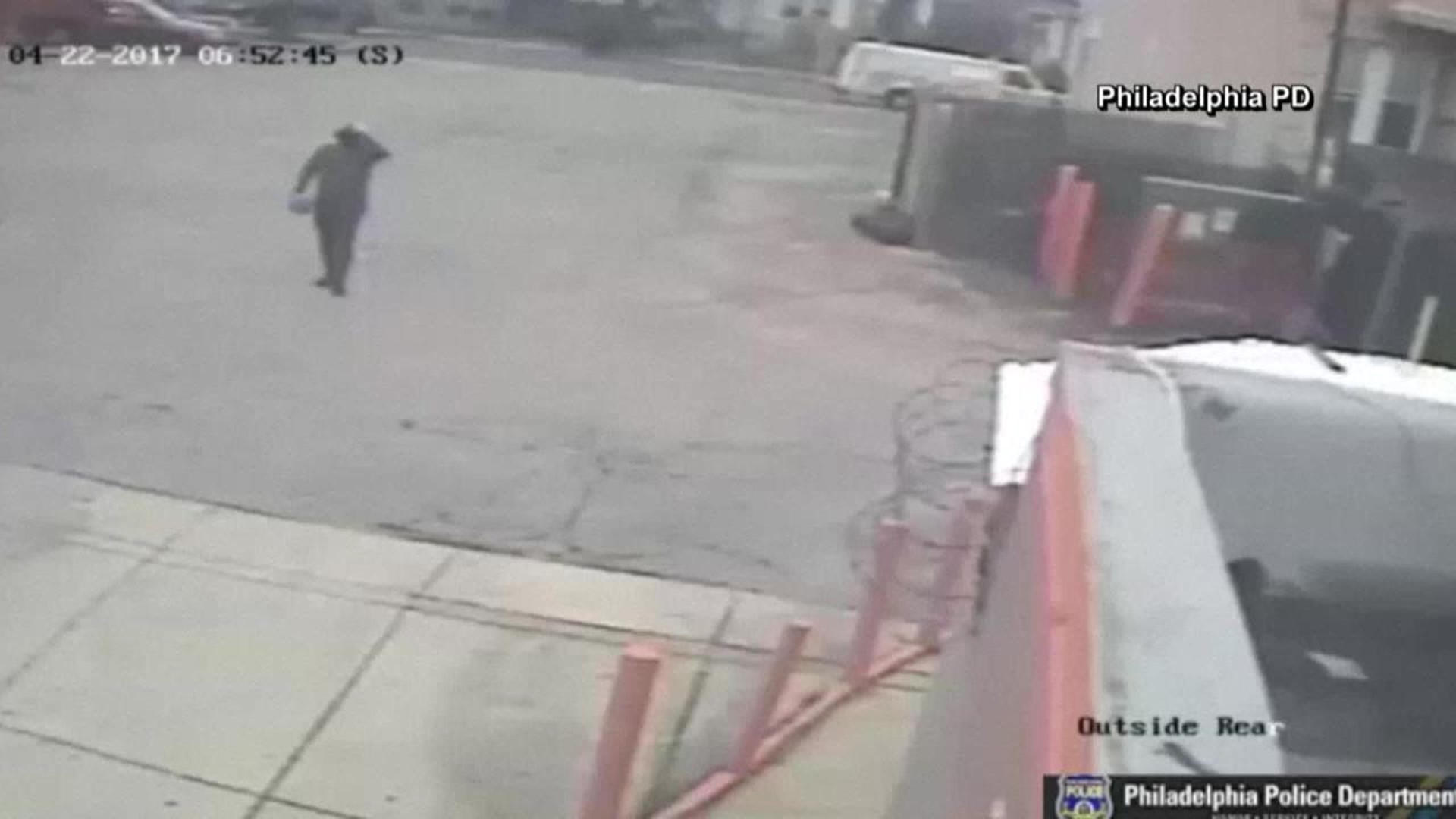 Philadelphia robber caught on camera stretching before heist wthr com