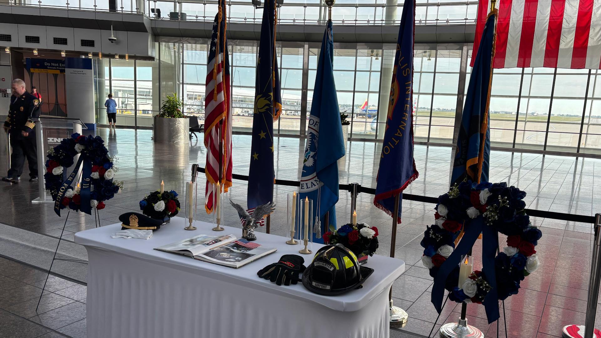 Ben Davis High School choir performs during 9/11 Ceremony at Indianapolis International Airport