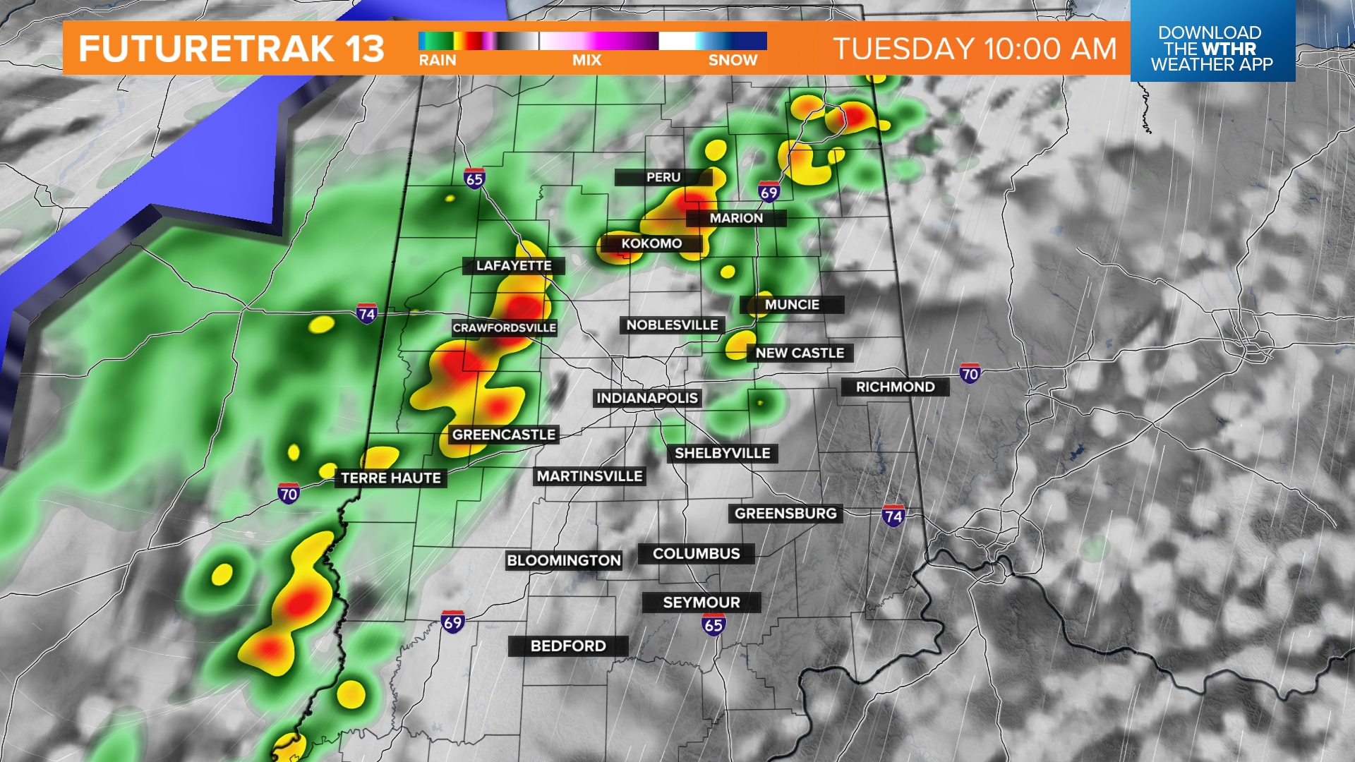 Weather Impact Alert: Most of Indiana under Level 2 threat for Tuesday ...