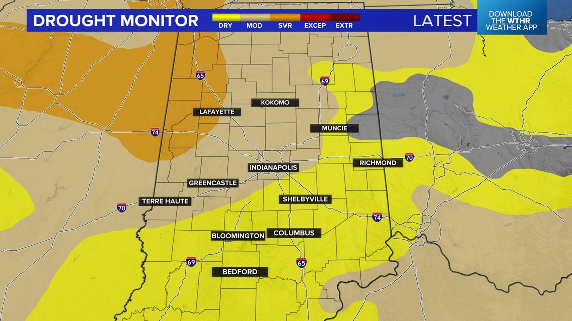 Drought Update, Heat and Slight Storm Chances for Indiana | wthr.com