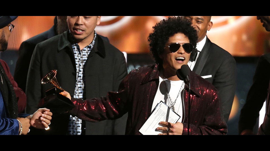 Grammys Latest Bruno Mars wins best song, record of the year