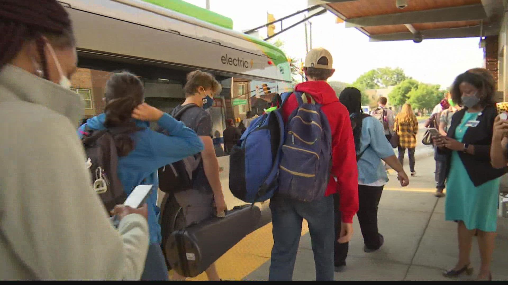 200 students will use IndyGo as their daily mode of transportation instead of the 600 originally planned.