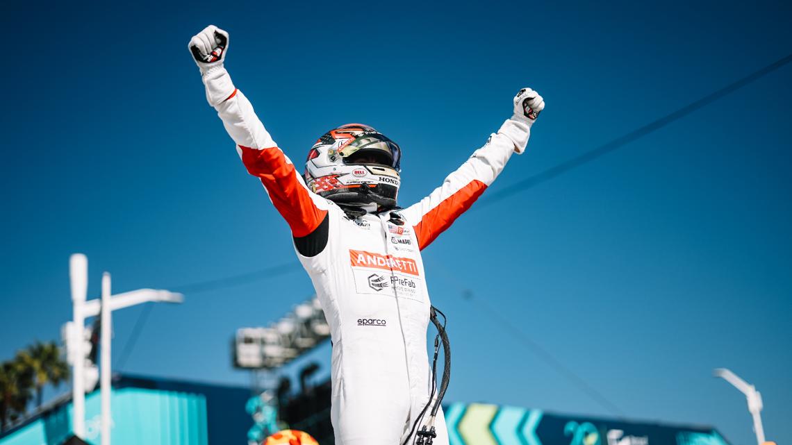 Kyle Kirkwood wins IndyCar Grand Prix of Long Beach | wthr.com