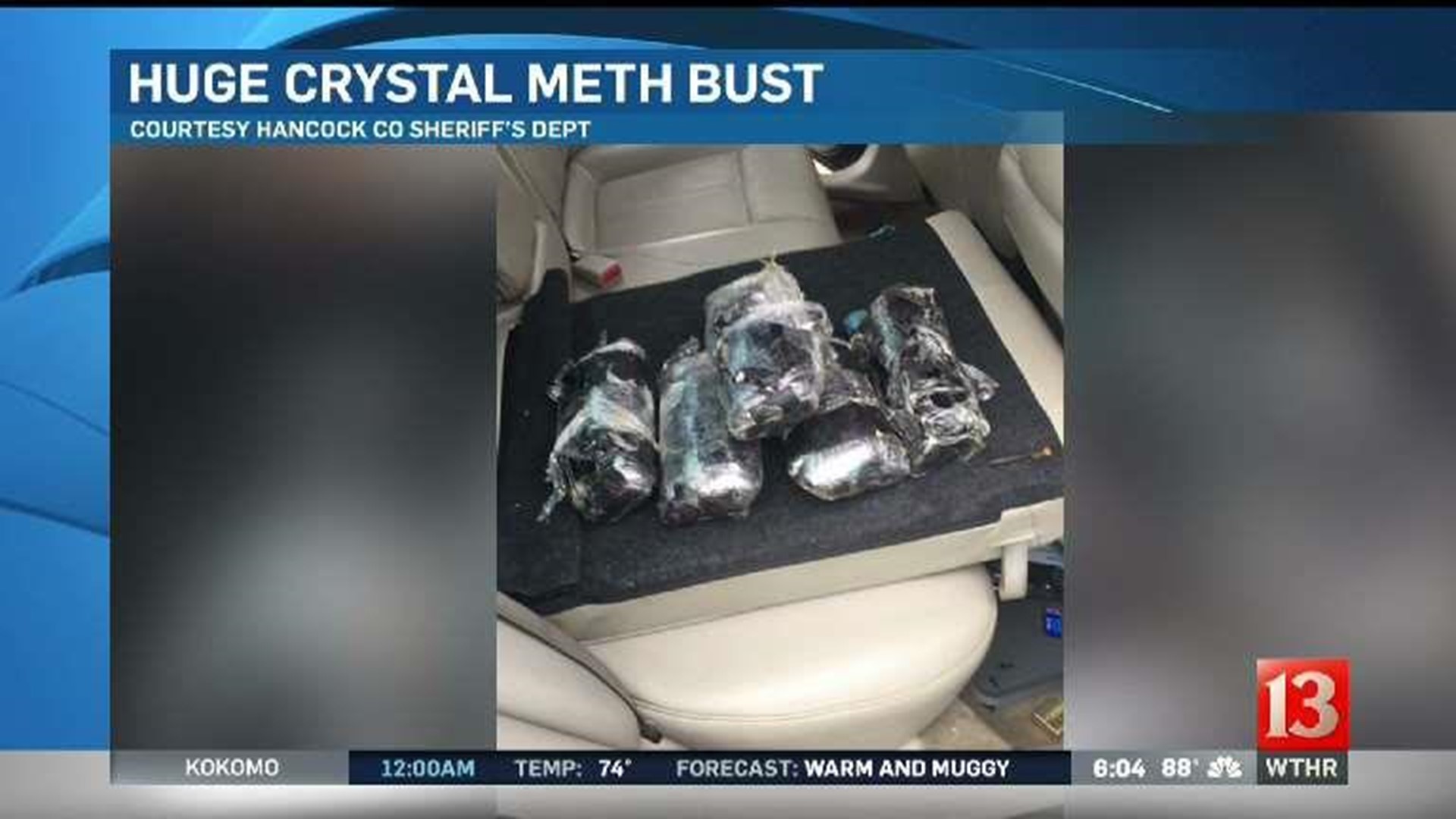 Police find nearly $375,000 of meth during traffic stop | wthr.com