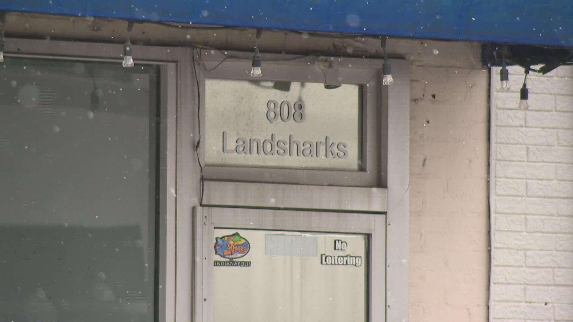 The shooting happened shortly before 1:30 a.m. at Landsharks in the 800 block of Broad Ripple Avenue, IMPD confirmed.
