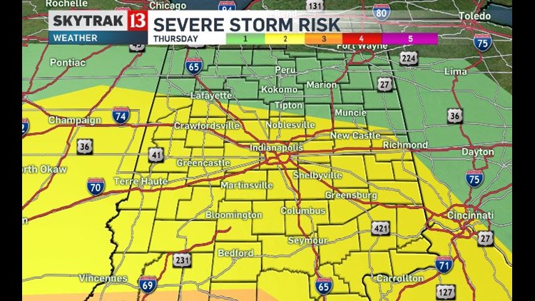 Stormy Thursday - SkyTrak13 Weather Blog 3/29/17 | wthr.com