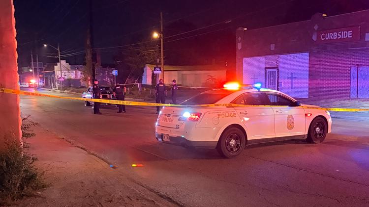 1 person hurt after car hit by gunfire on near north side of Indianapolis