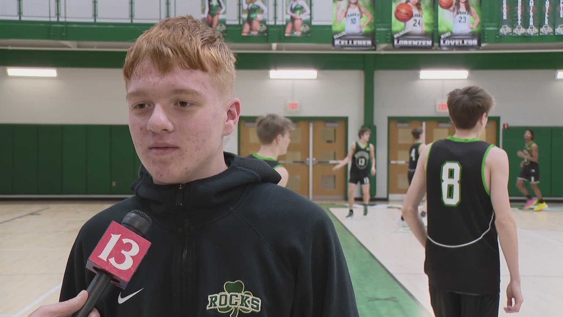 The Westfield Shamrock's boys basketball team has a secret weapon in Austin Carr. 13Sports director Dave Calabro reports.