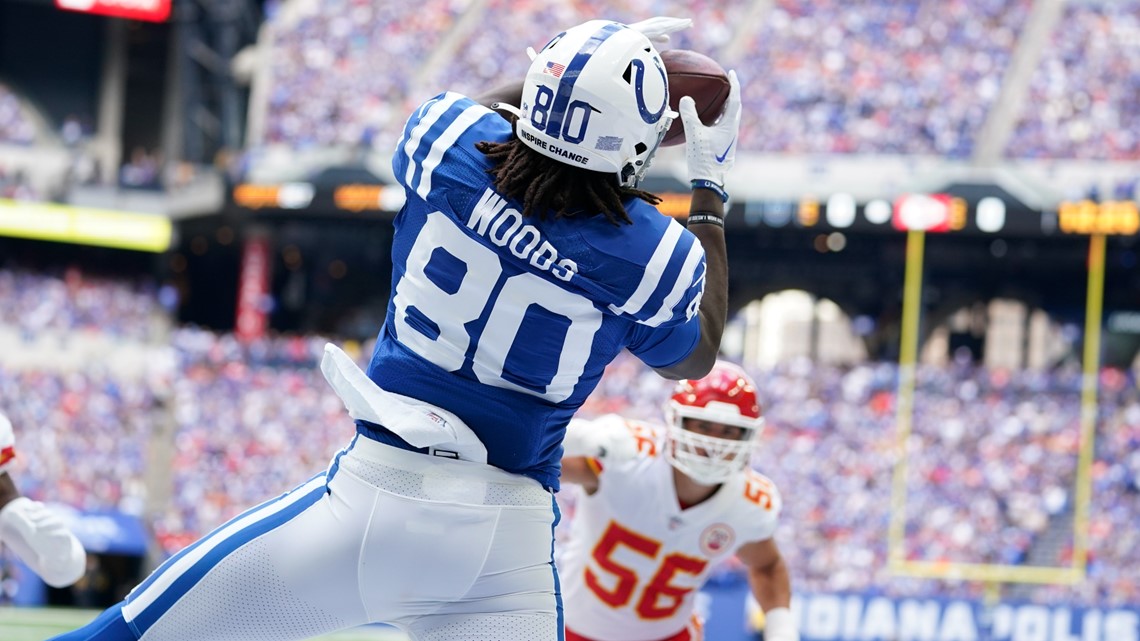 Rookie Woods lives a dream with game-winning TD as Colts stun Chiefs, Colts