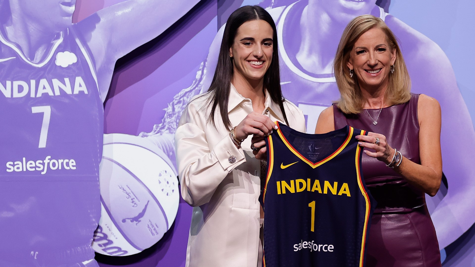 Indiana Fever GM Lin Dunn spoke with the media moments after selecting Caitlin Clark with the first pick of the 2024 WNBA Draft.