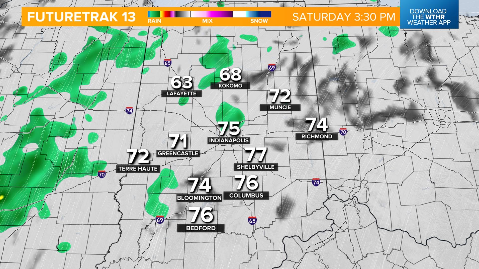 Weather Impact Alert day Sunday for severe storms in central Indiana ...