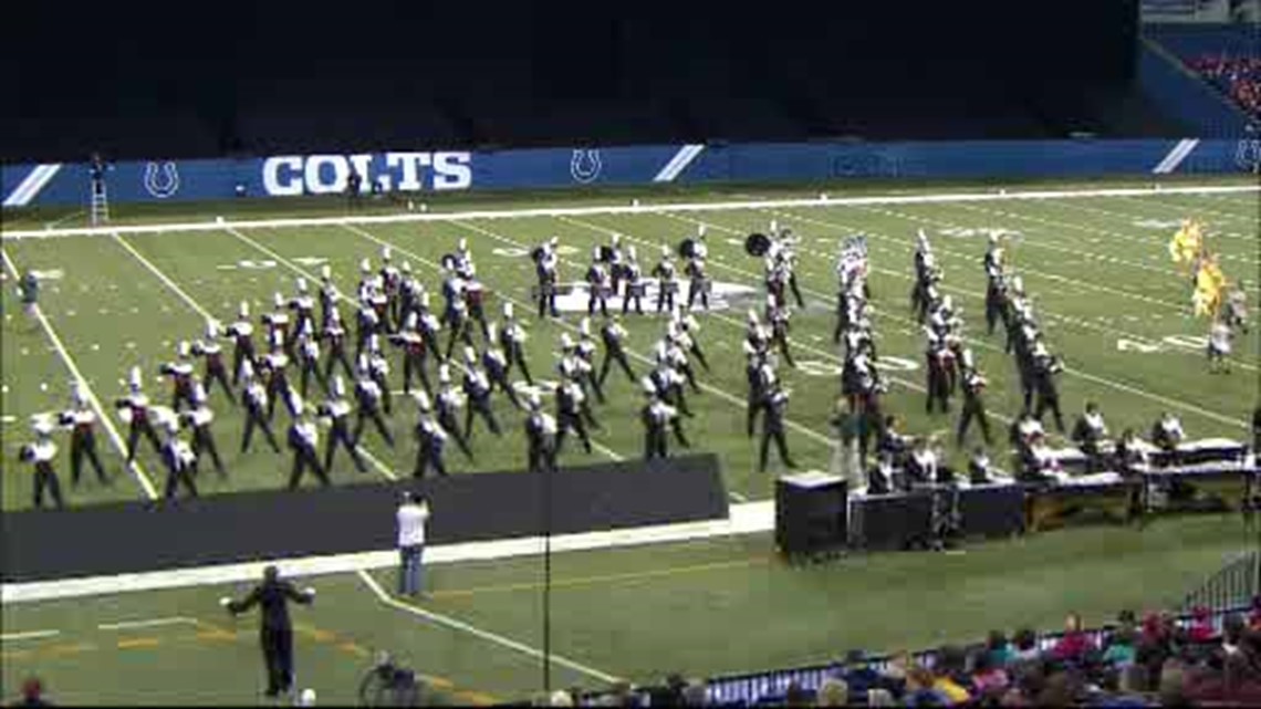 High school marching band competition results