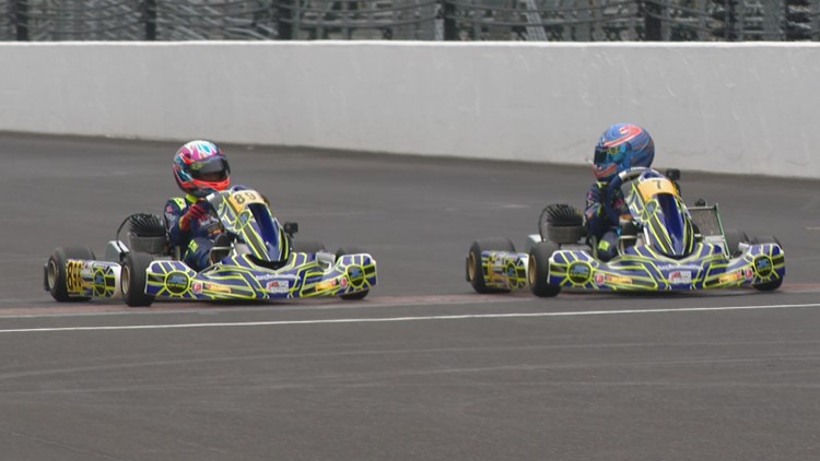Dan Wheldon's sons race at IMS to open IndyCar/NASCAR race weekend