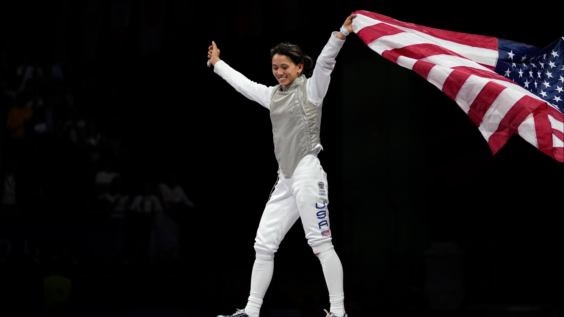 Notre Dame's Lee Kiefer has won back-to-back gold medals in foil fencing. Anne Marie Tiernon talked to her about the big win.