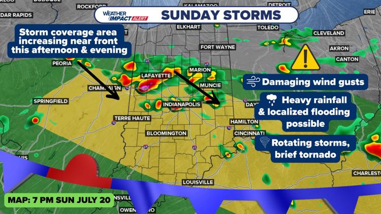 Weather Impact Alert Day issued for Sunday | 13Weather Blog