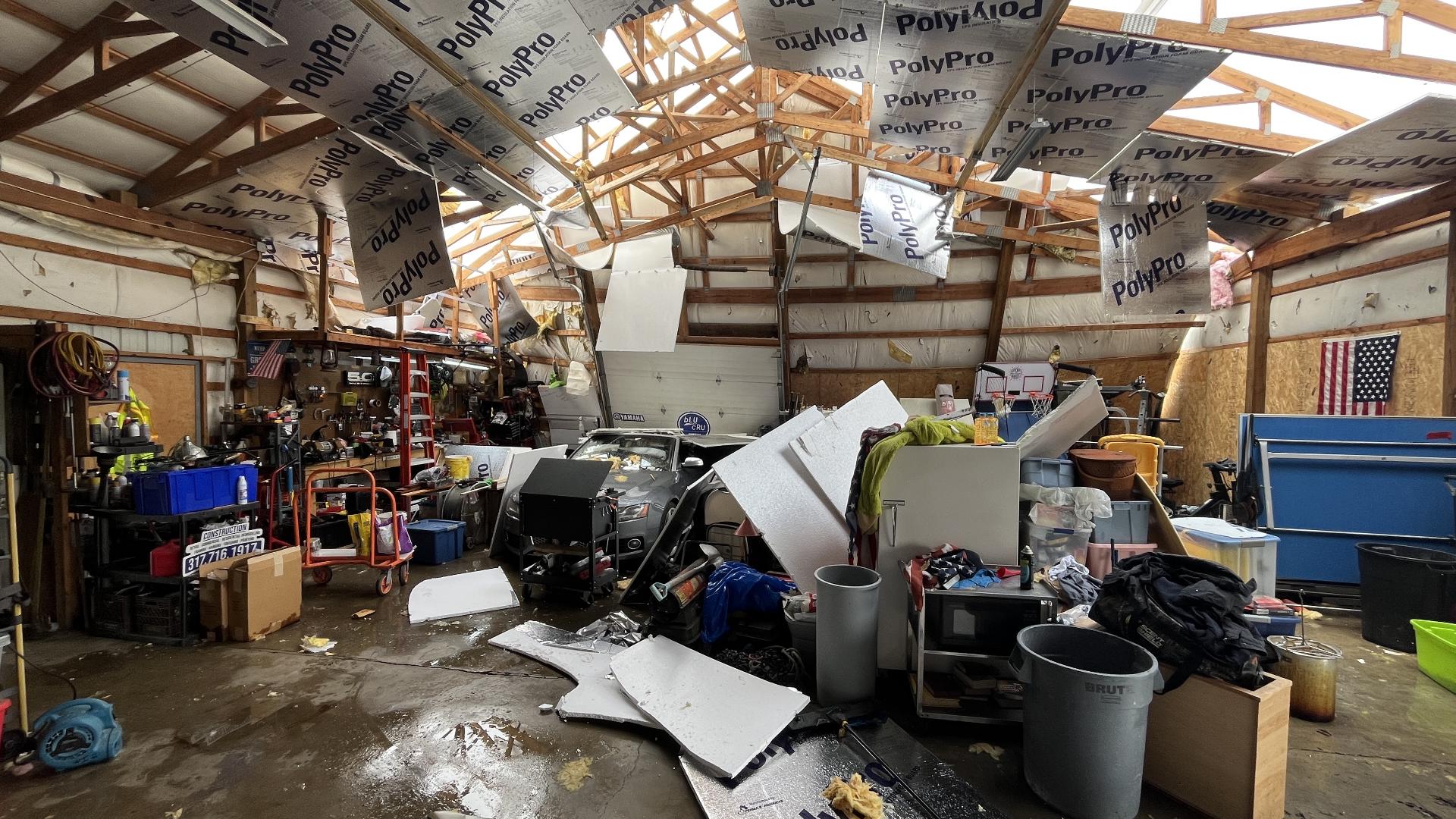 Line of strong storms moves through central Indiana | Weather Impact ...
