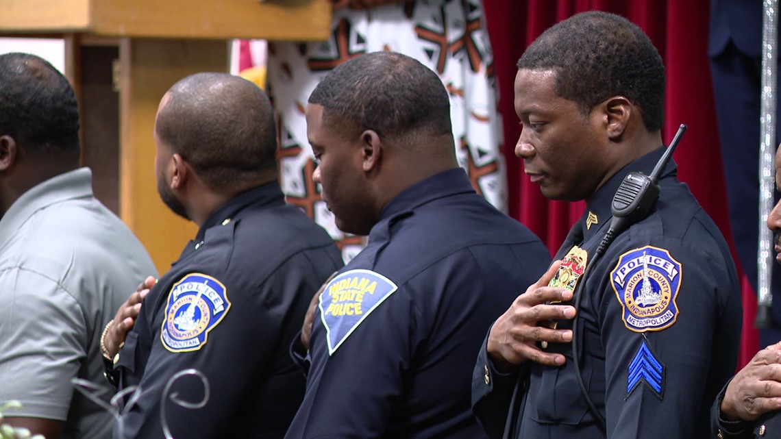 Black IMPD officers honored during annual retiree breakfast | wthr.com