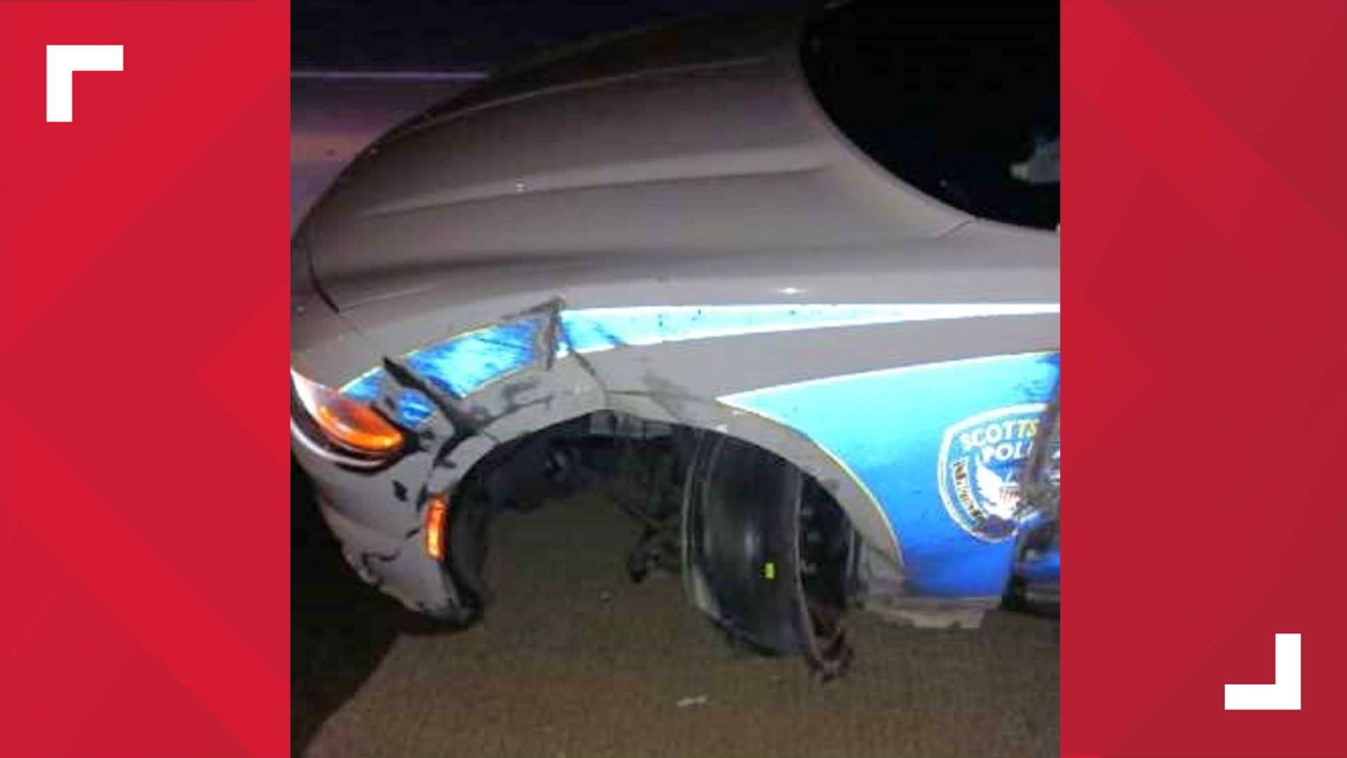 Indiana man arrested after stealing police car, crashing on I-65 | wthr.com