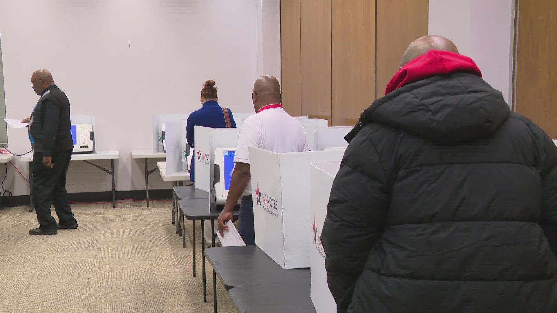 More than 1,250 people cast their ballots Tuesday.