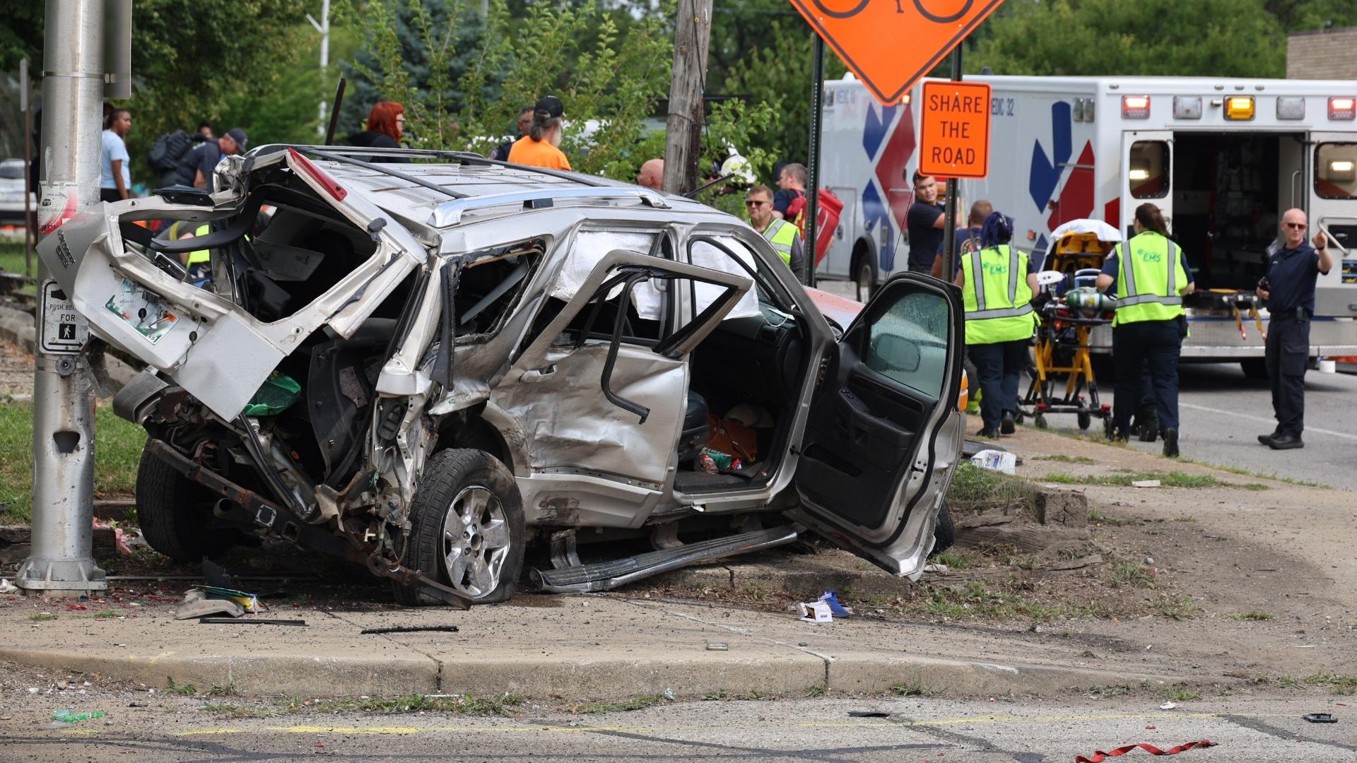 3 children critically injured in near east Indy crash | wthr.com