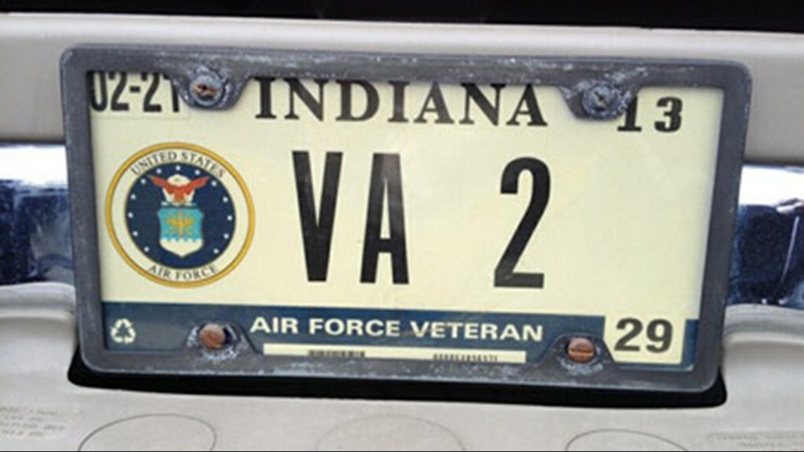 air force license plates