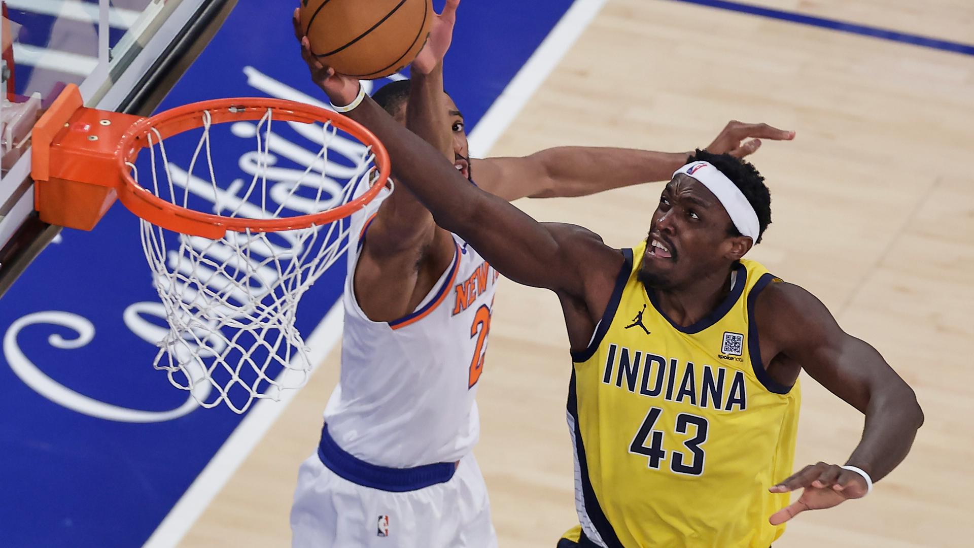 Indiana opened up a big lead early in the fourth quarter and held on for their second straight win at Madison Square Garden.