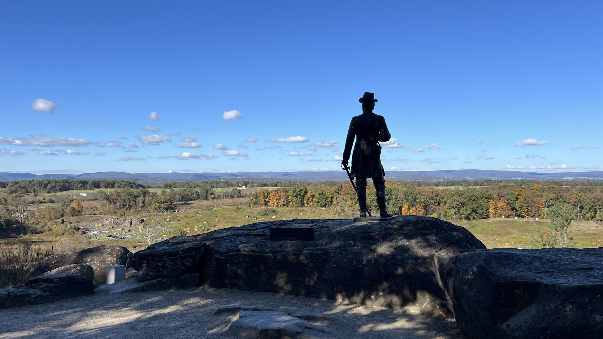 During Chuck's trip to Pennsylvania, he got the chance to visit Gettysburg and meet people working to keep the stories of the battlefields alive.