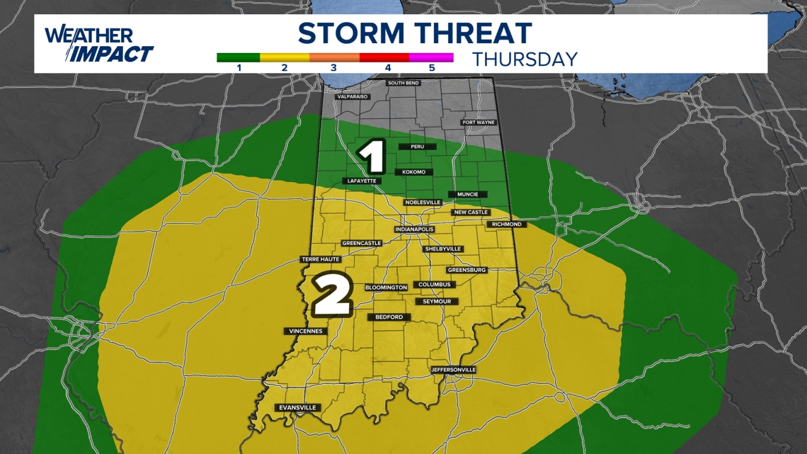 Severe storm risk developing for Indiana on Thursday | 13Weather Blog